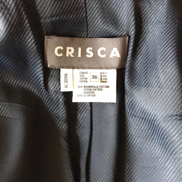 Vintage Crisca Black & White Faux Pony Fur Jacket Blazer - Picture 8 of 8